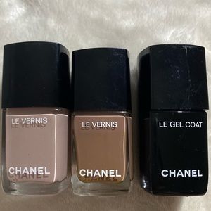 Chanel nail polish set of 3